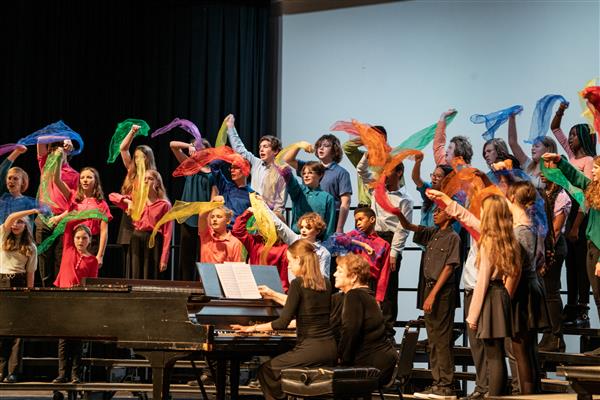 2023 All County Chorus Students Performing